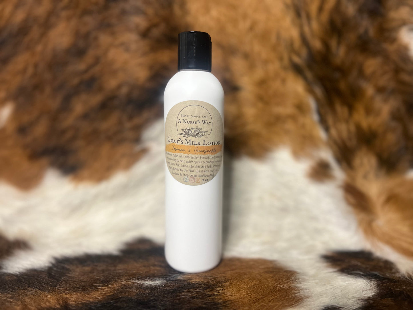 Jasmine and Honeysuckle 4oz Goats Milk Lotion