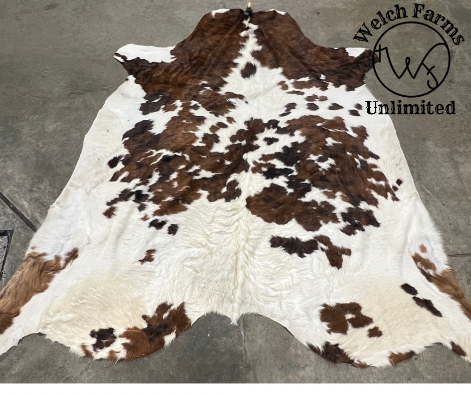 **SOLD** Large Tri-Color Cowhide #3