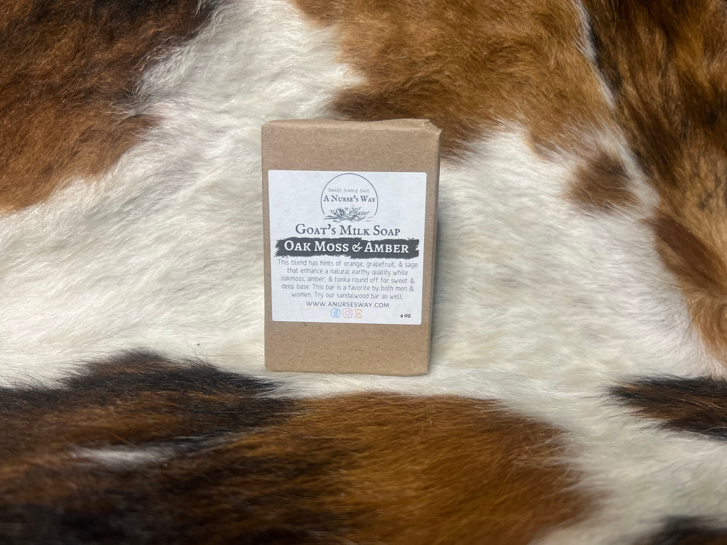 Oak Moss & Amber Goats Milk Soap