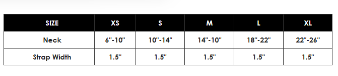 Ebony Leather Dog Collar