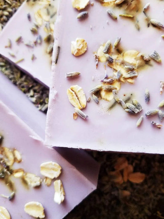 Lavender and Oats Goats Milk Soap