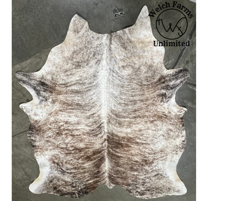 ***SOLD***Large Brindle Cowhide Rug #5