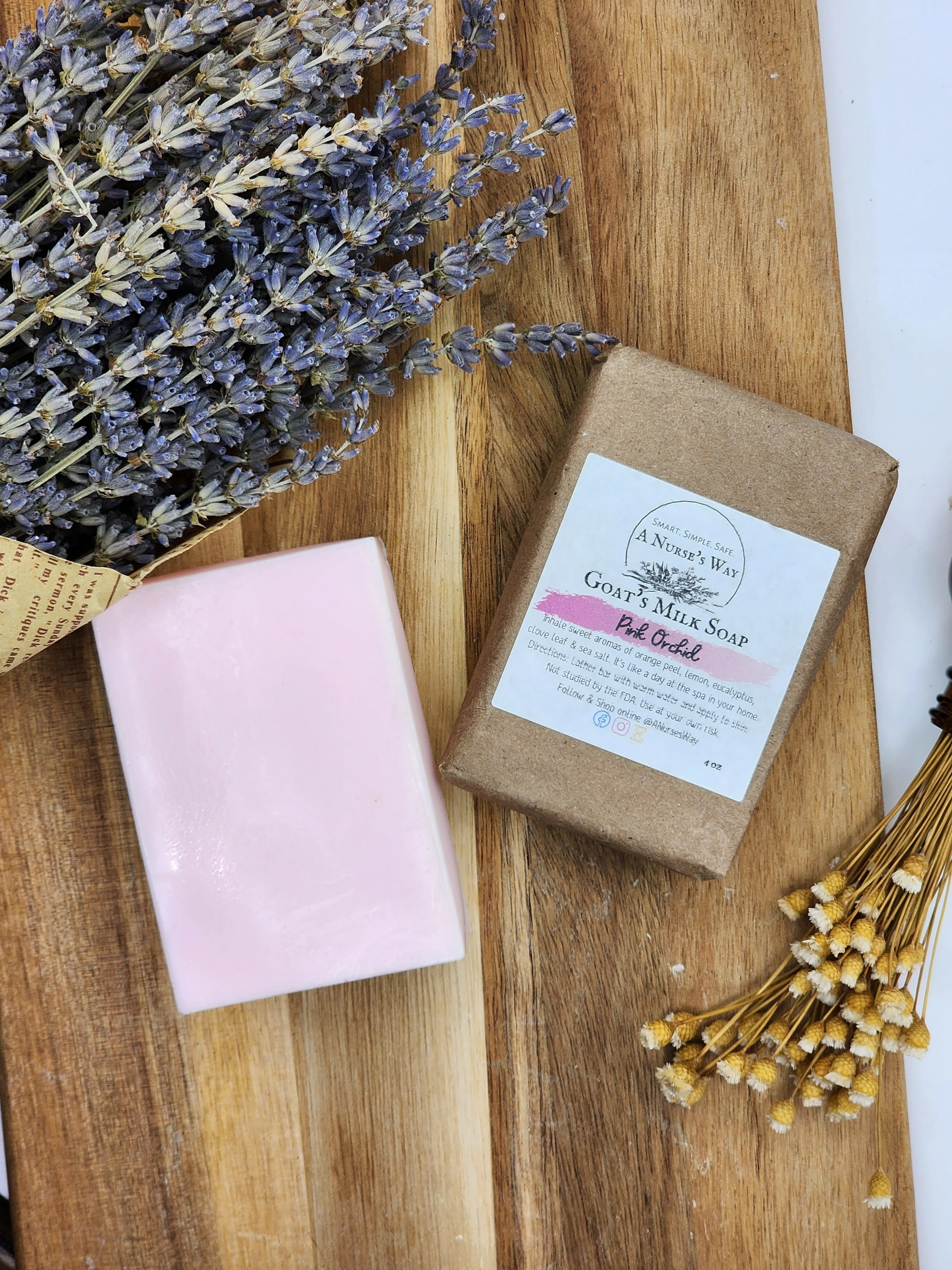 Pink Orchid Goat's Milk Soap – Welch Farms Unlimited