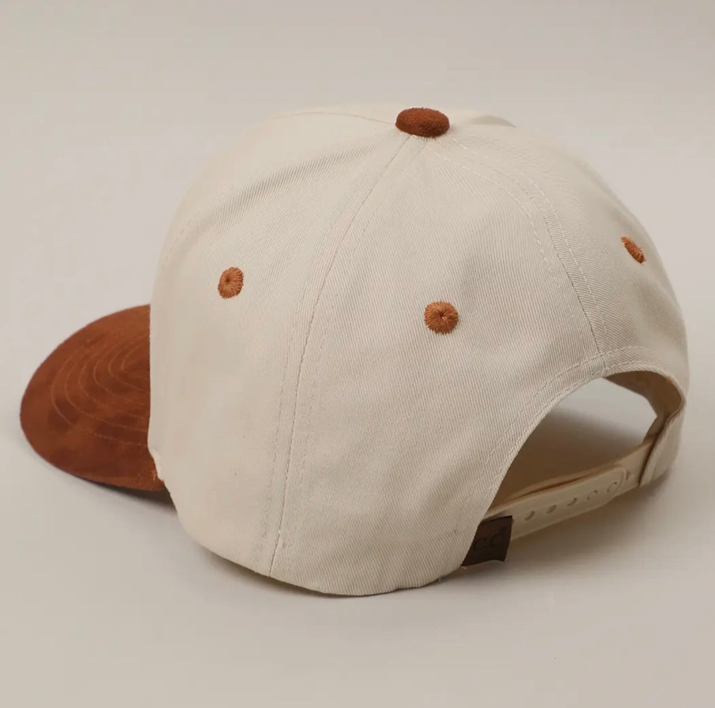 Raising Believers Rust Two Tone Suede Billed Hat