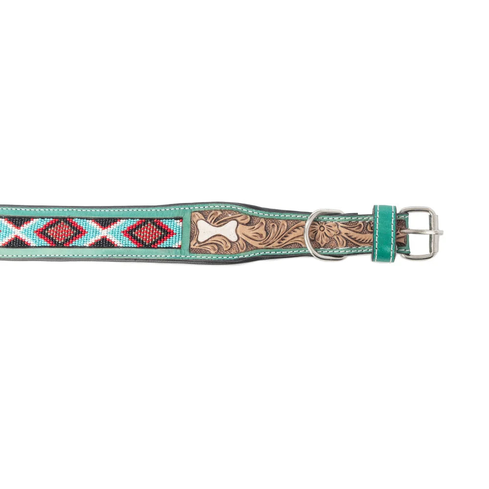 Santa Fe Bone Beaded Collar