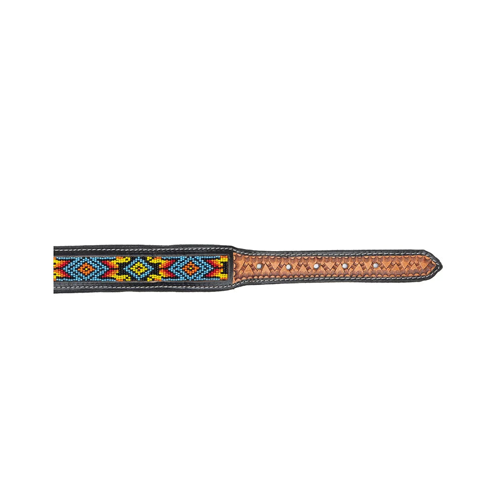 Dodger Trail Hand-Beaded Dog Collar
