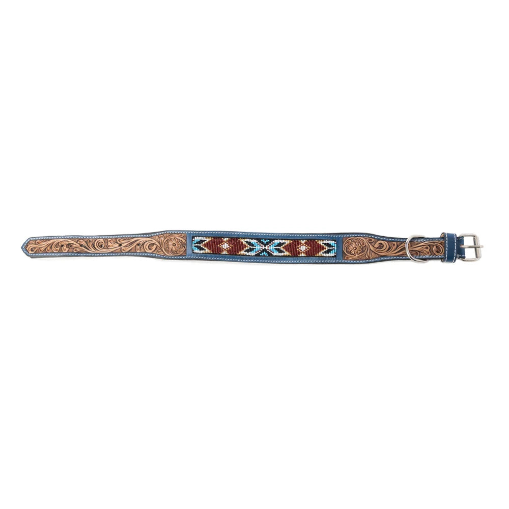 Running Free Beaded Heritage Dog Collar