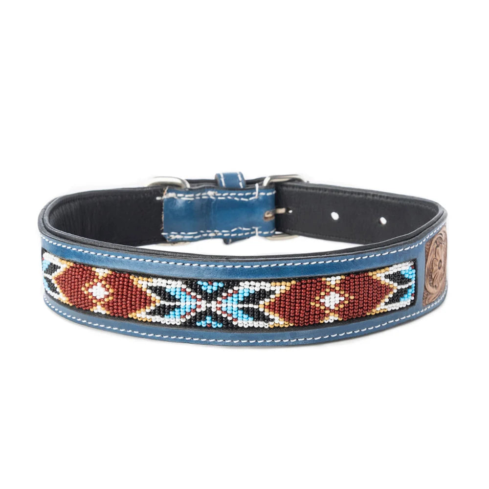 Running Free Beaded Heritage Dog Collar