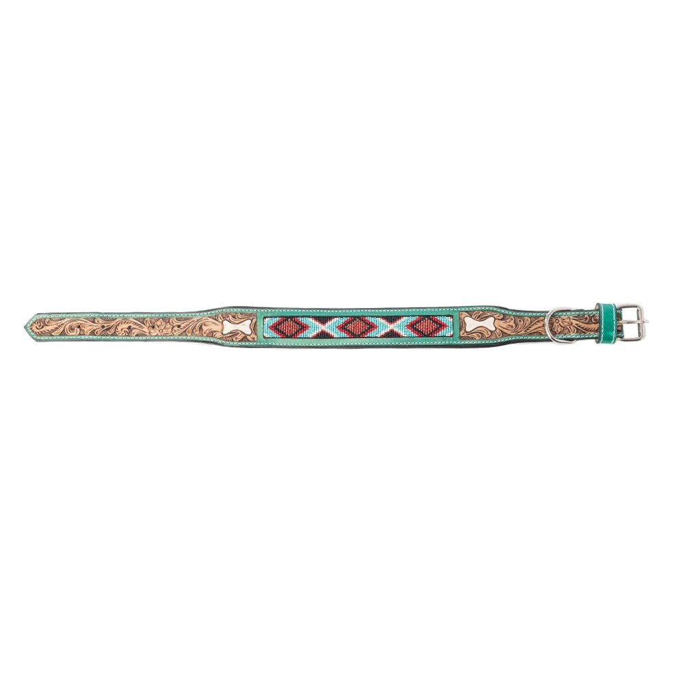 Santa Fe Bone Beaded Collar