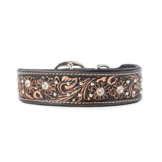 Midnight Western Sparkle Dog Collar