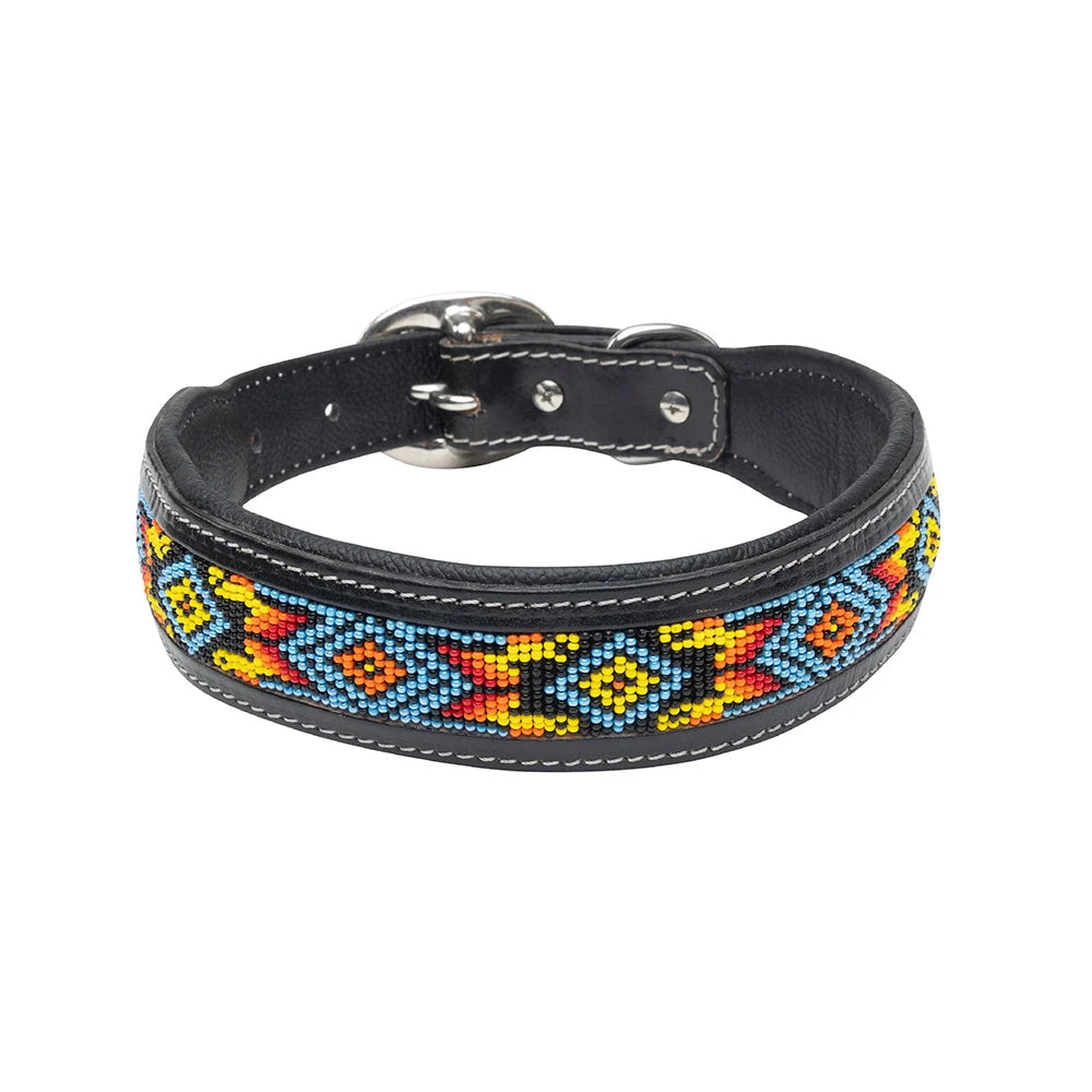 Dodger Trail Hand-Beaded Dog Collar