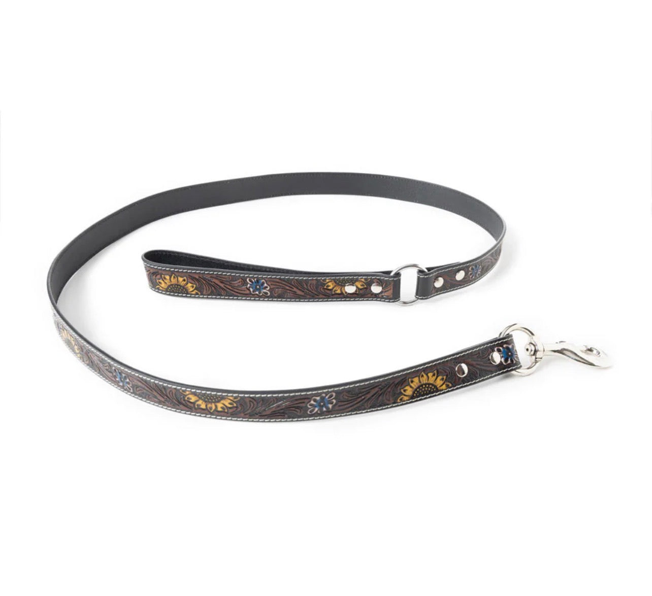 Hand-Tooled Leather Leash
