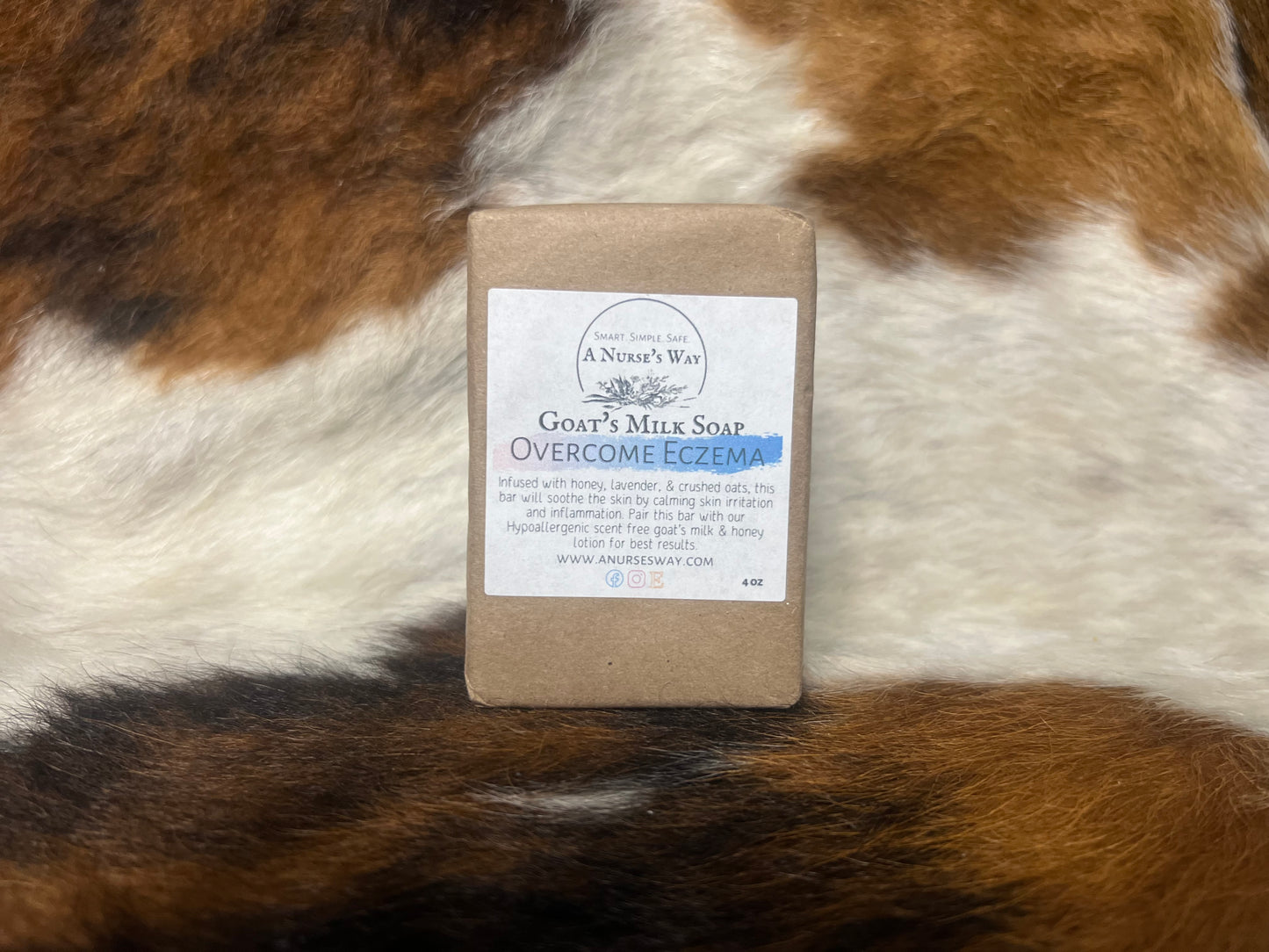 Overcome Eczema Goats Milk Soap (Hypoallergenic)
