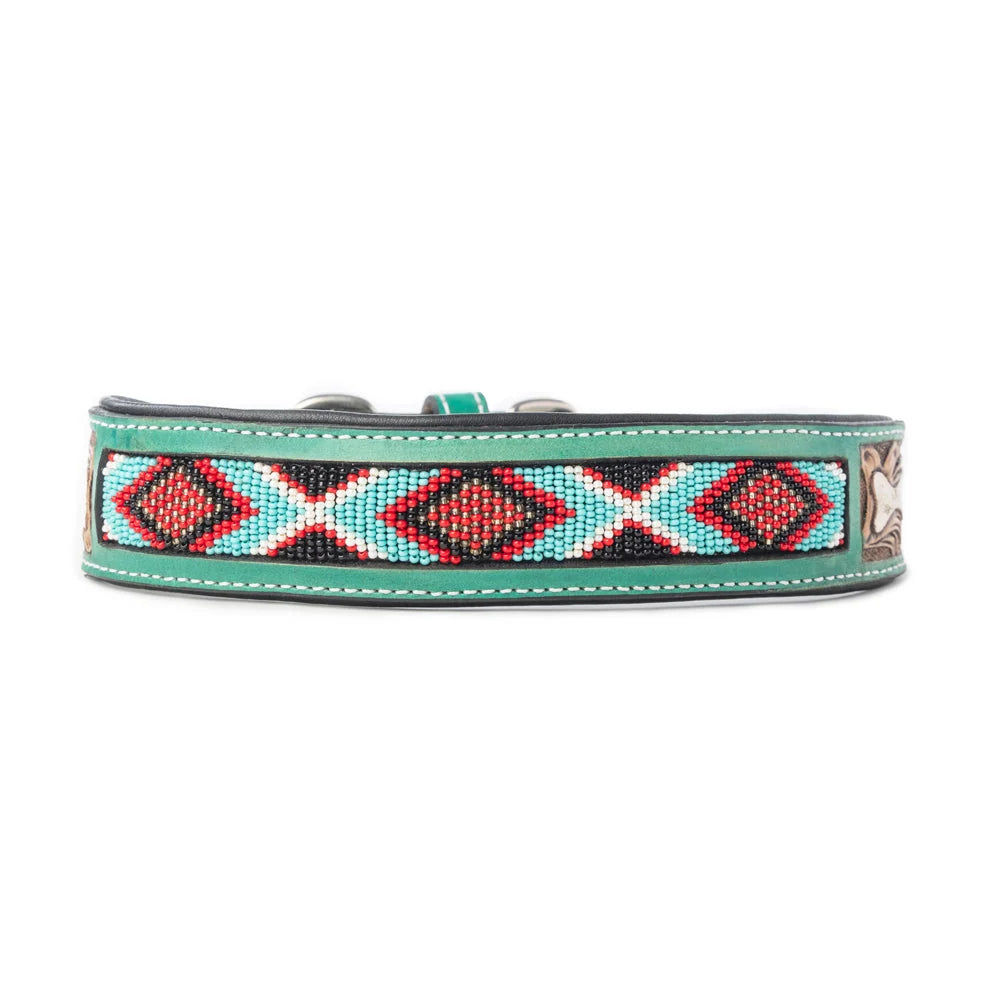 Santa Fe Bone Beaded Collar