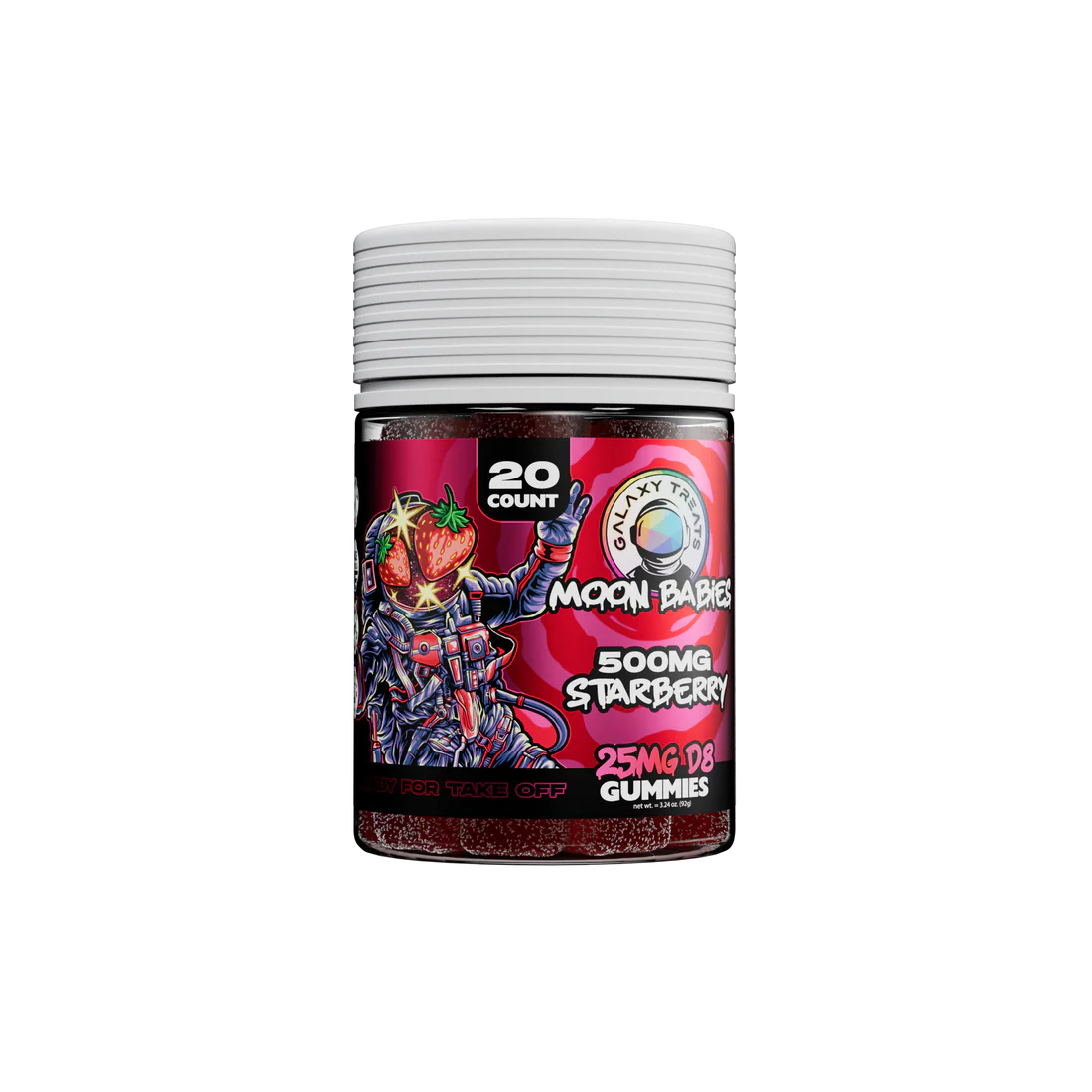 Berry Melon Lifter Delta 9 Gummies 200 mg (20 ct Jar)