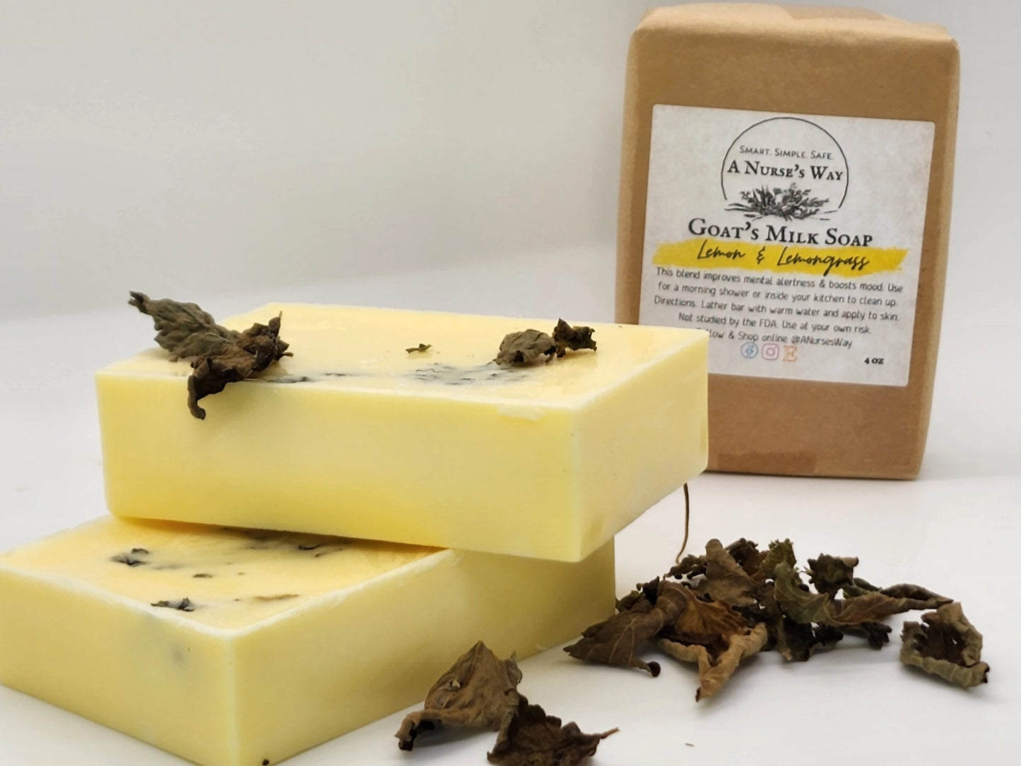 Lemon & Lemongrass Goats Milk Soap