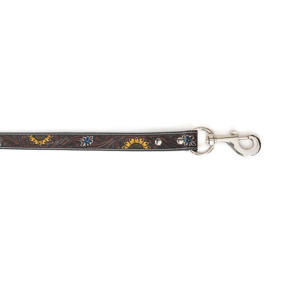Hand-Tooled Leather Leash