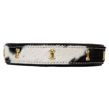 Black and White Hide collar