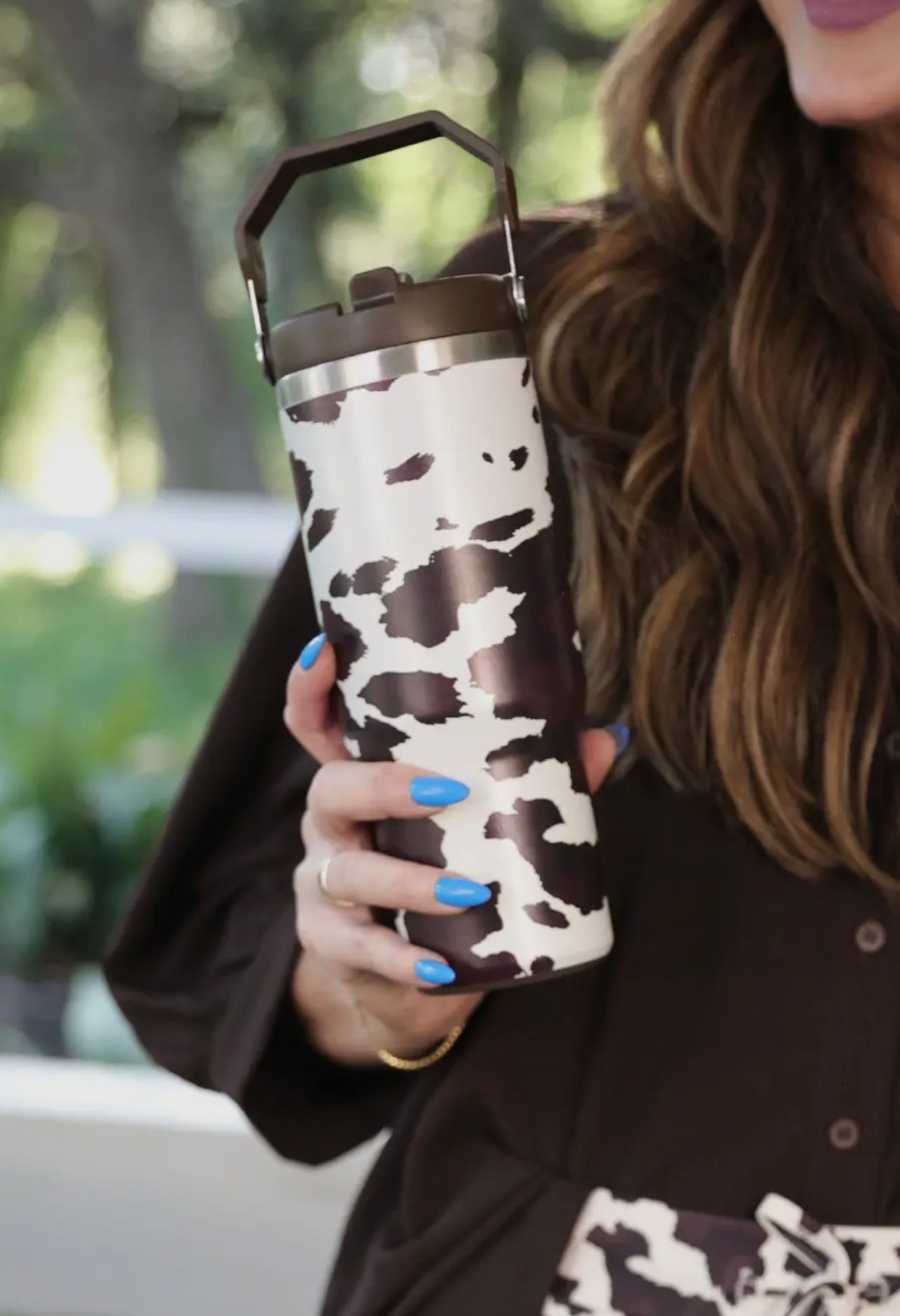 Cowhide Couture Travel Tumbler