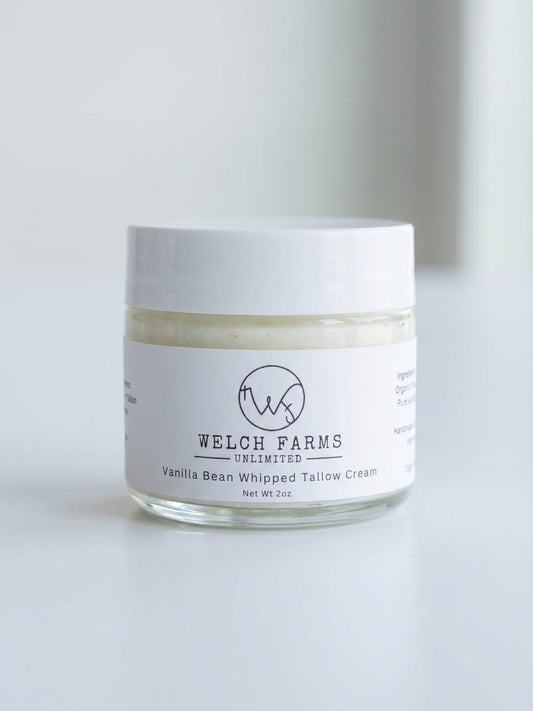 Vanilla Bean Whipped Tallow Cream 2 oz