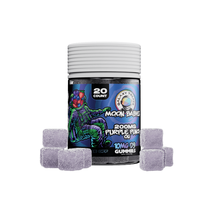Purple Punch OG Delta 9 Gummies (20 count Jar)