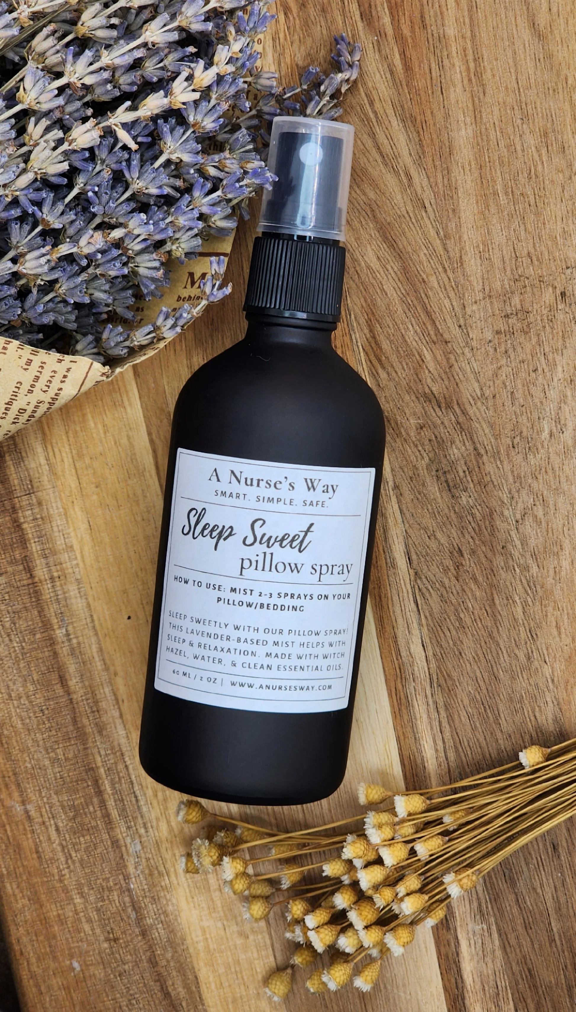 the healing garden pillow and room spray Sleep Sweet Pillow Spray – Welch Farms Unlimited